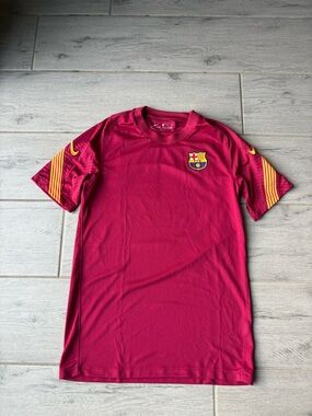 NIKE BARCELONA FC WARM UP DRI FIT JERSEY